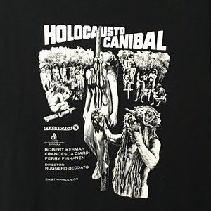 Rare Out of Print Italian Cannibal Holocaust T
